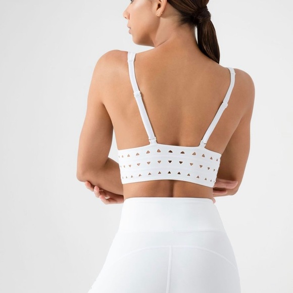 GIGI C white sports bra XS - Picture 4 of 4